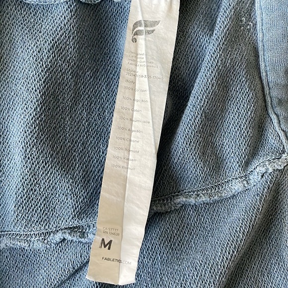 As Is Fabletics Lara oversized jersey cotton cardigan - Picture 9 of 16